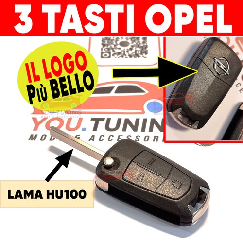 Guscio chiave tasti opel - guscio, 3-tasti