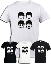 T-shirt BEATLES rock band uomo