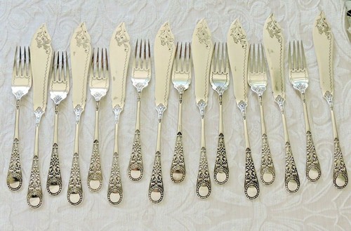 Set posate pesce - 8, persone