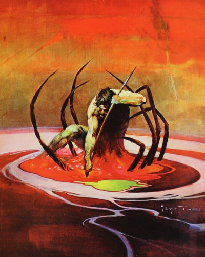 1975 frank frazetta poster - frazetta,