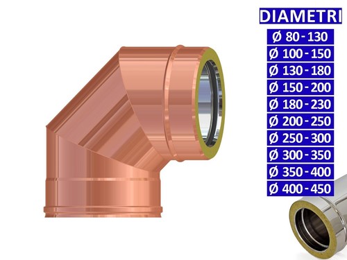 Allinox curva chiusa - allinox, 90°