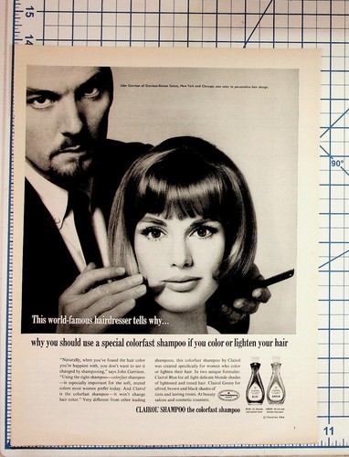 Clairol colorfast shampoo - colorfast, 1964