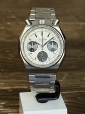 Orologio Citizen Bullhead 67-9356 Octagon Panda Vintage Crono Anni 70