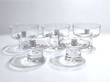 Coppette macedonia gelato set servizio da 5 coppe vintage in vetro di cristallo