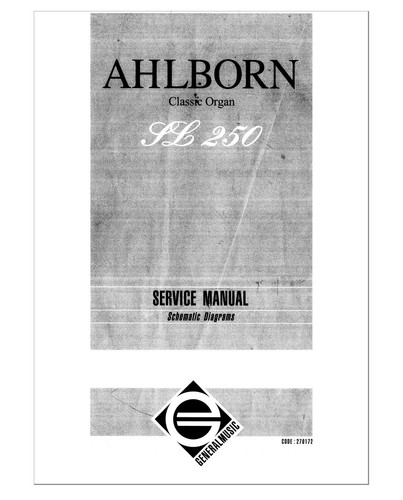 Gem ahlborn 250 service - sl-250,