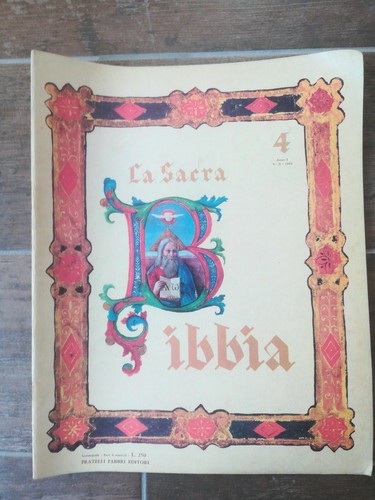 Sacra bibbia 1963 fabbri - la, n4,fabbri