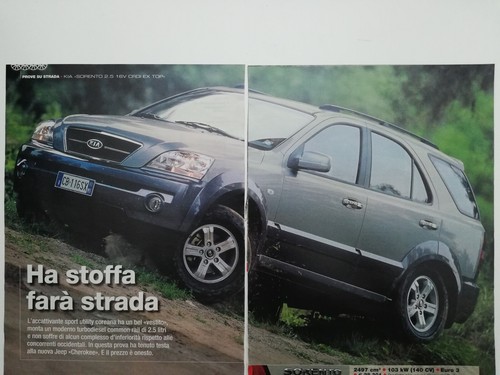 Clipping articolo 2002 kia - articolo,