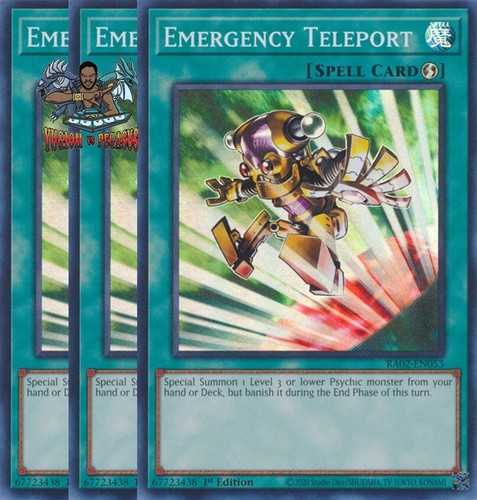 Yugioh teletrasporto di - yugioh!, 3x