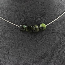 Collana 4 Perle Giada Nephrite