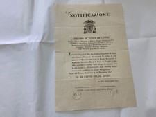 NOTIFICATION POPE LEO XII