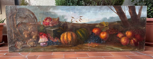 Grande dipinto antico 150 - , x