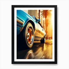 American Muscle Car In The