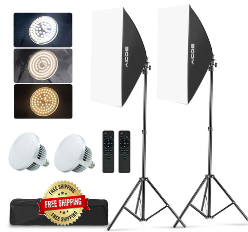 Kit iluminacion softbox - kit, de