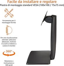 Supporto TV Monitor LCD, Rialzo Regolabile Altezza, Supporto Monitor  Scrivania