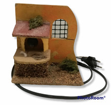 11421 Presepe - Casetta - Legno e Cartone - cm. 14.5 x 14.5 x 14.5