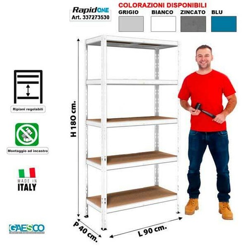 Scaffale metallo ripiani - scaffale, |