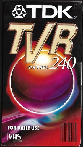 Videocassetta vhs tdk - videocassetta,