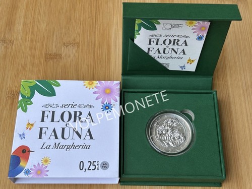 Oncia argento italia - oncia, 0,25€