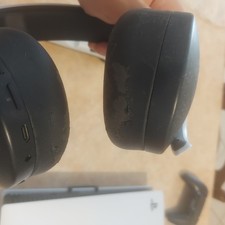 SONY CUFFIE PULSE 3D BIANCHE USATE +Base Ricarica Joypad