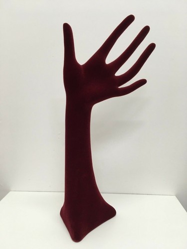 Mano espositore velluto - mano, anelli