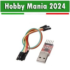 USB A TTL UART Modulo STC Adattatore Convertitore Seriale CP2102 5pin + Cavo