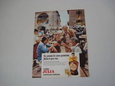 advertising Pubblicità 1977 GRAPPA JULIA MONTE SAN SAVINO SAGRA DELLA PORCHETTA