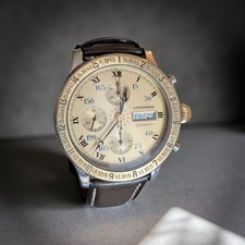 Longines Lindbergh Angolo Ore - Acciaio e Oro Giallo - Automatico - 42 mm