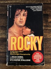 Rocky Paperback 1977 14th Printing Julia Sorel Movie Tie-In Stallone Vintage