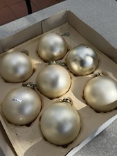 7 palline di natale in vetro