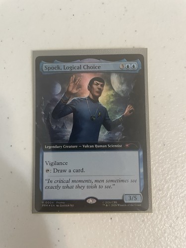 Mtg spock logical choice promo - spock,