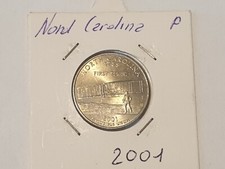 USA Stati Uniti d'America 1/4 Dollaro Quarter North Carolina 2001 Zecca P  FDC