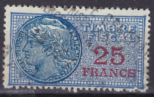 Francobollo fiscale francia - francobollo,