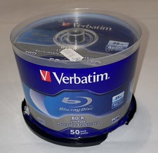 45 Blu-ray Disc Verbatim BD-R LTH 25GB 6X Bluray Blu Ray leggere descriz. sotto