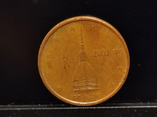 Moneta centesimi del 2002 - del, 2002. 