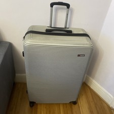 Valigia rigida argento 32"