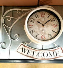Orologio da parete doppio