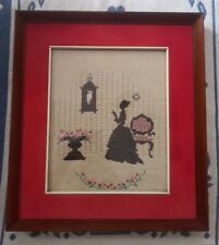 Vintage Quadro Ricamo Punto