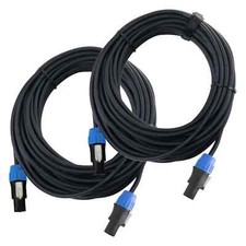 Coppia cavo speakon maschio - cavo,