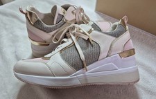 NUOVO: MK Michael Kors sneaker beige-rosa-oro, numero 39