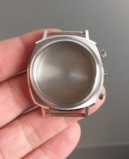 Cassa cronografo Hermo svizzera vintage anni 60 Valjoux 23, 72, 72C Heuer Camaro