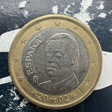 Moneta da 1 euro Spagna 2002