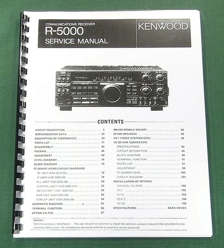 Kenwood 5000 manuale di - kenwood,