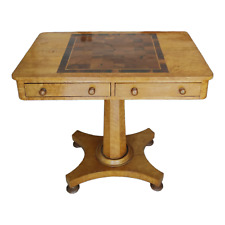 antico TAVOLO TAVOLINO da Gioco stile Biedermeier Betulla Fine Quality Epoca 800