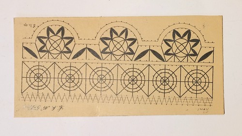 Vecchio cartone disegno per