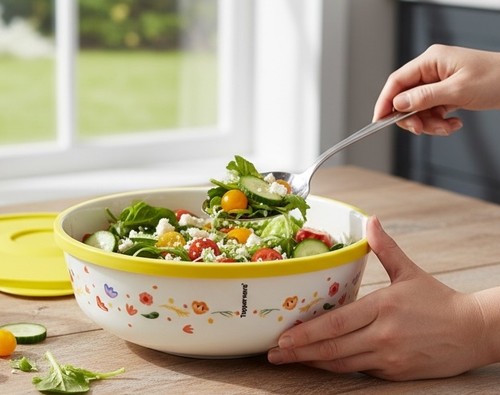 Tupperware fantasiosa floreale - tupperware,