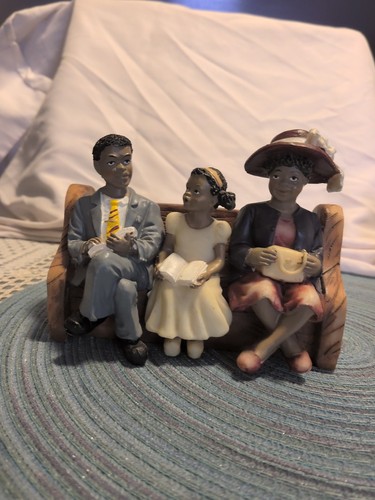 Famiglia afroamericana vintage