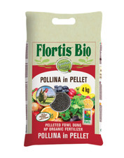 CONCIME ORGANICO NATURALE FLORTIS POLLINA IN PELLET Kg. 4