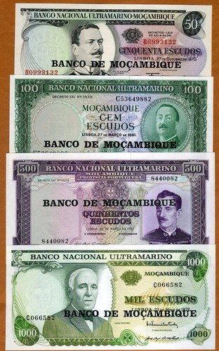 Set mozambico 100 500 1000 - mozambico,, 50;100;500;1000