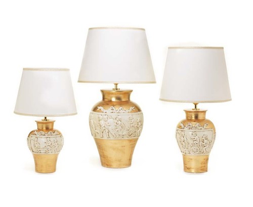 Tris lumi lampade con paralume - tris,
