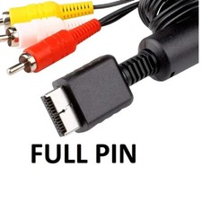 CAVO AUDIO VIDEO COMPOSITO RCA PLAYSTATION 1 2 3 PS1 PS2 PS3 PSONE SONY SLIM AV